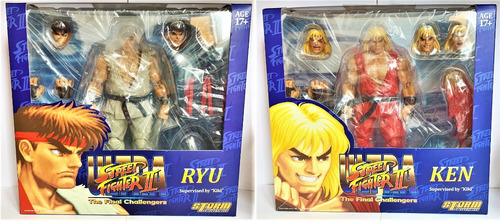 Figuras Ken Y Ryu Street Fighter 2 Ultra Storm Collectibles