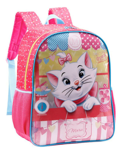 Mochila De Costas Escolar Tam. P Gatinha Marie Xeryus 11583