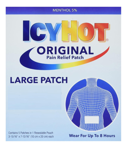 Icy Hot Parche Espalda 8 Horas No Se Mueve 5 Und