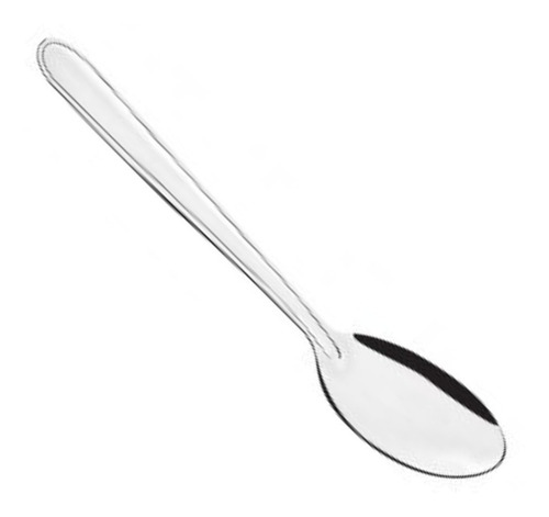 Kit 48 Colher de Cha Aço Inox Basic Buffet Restaurante AGourmet A Casa Dos Chefes