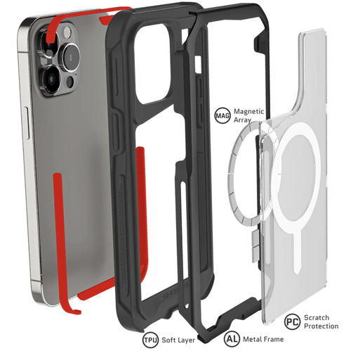 Ghostek Atomic Slim Negro IPHONE 15 PROMAX 1