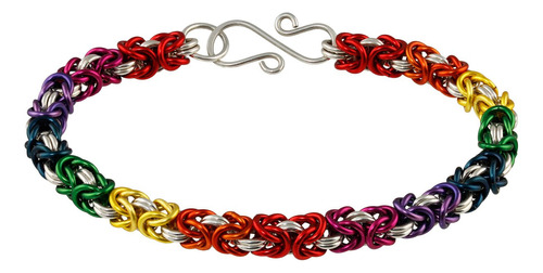 Weave Got Maille Rainbow Bizantine Chain Maille Pulsera Kit