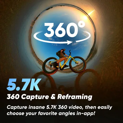 Cámara De Acción 360 Insta360 X3 Impermeable 5.7k 48mp