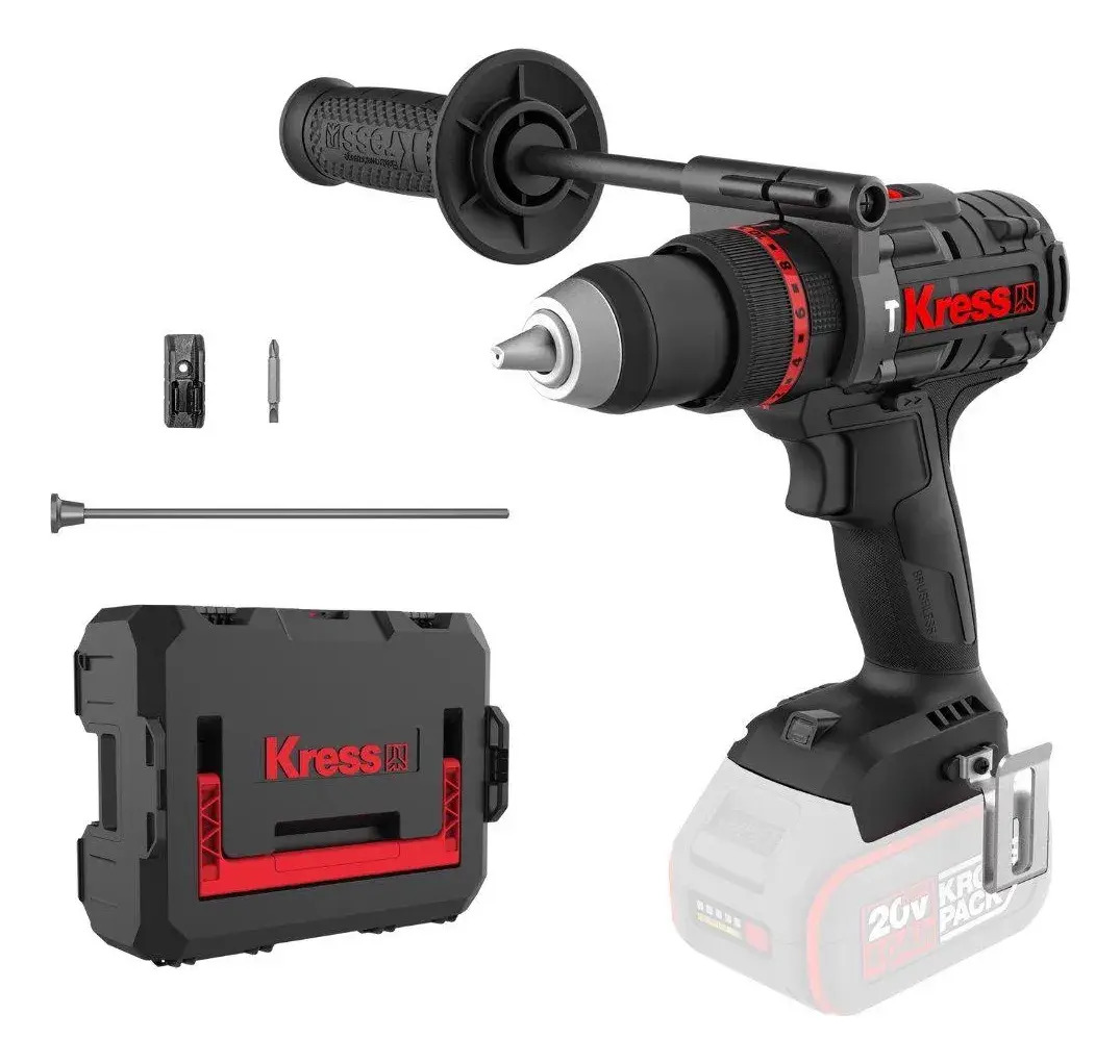 Parafusadeira Sem Fio Kress 20V KUC35.91 Brushless