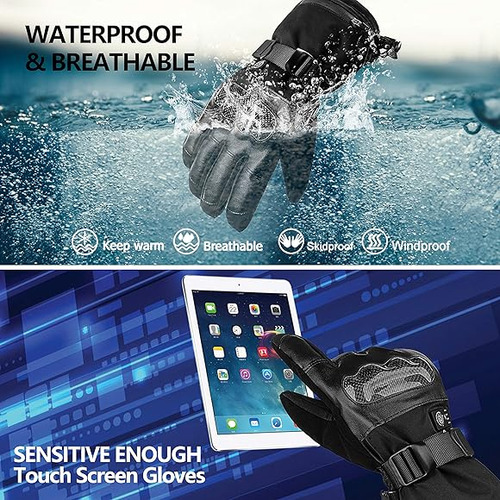 Guantes Calefactados Para Hombre O Mujer Talla L 5000mah