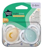 Comprar Chupon 0 A 6 M Nocturno Anatomico Tommee Tippee - Pack 2 Uni
