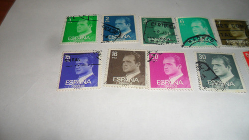 Estampillas España Rey Juan Carlos (Usado)