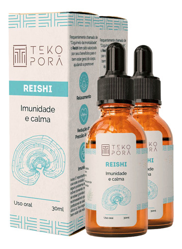 Kit 2 Extratos Reishi - Ganoderma Lucidum 60ml