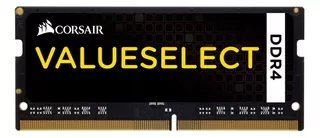 Memoria RAM Value Select gamer color negro 8GB 1 Corsair CMSO8GX4M1A2133C15