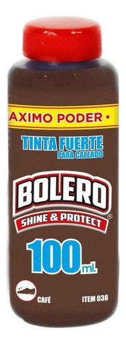 Tinta Fuerte Para Calzado Bolero Café De 100 Ml