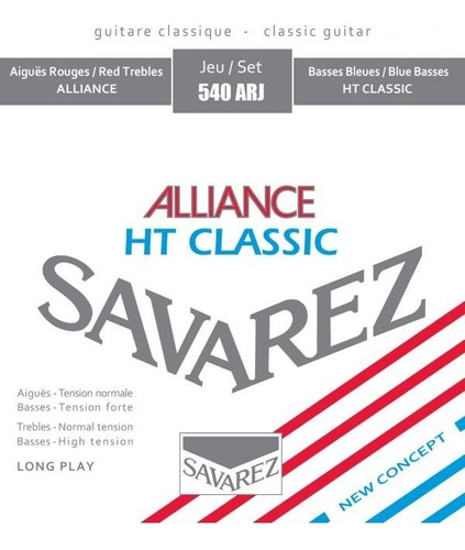 Savarez Alliance Ht Classic Cuerdas Guitarra Tensión Mixta