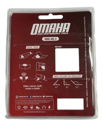 Imagen 3 de 6 de Escuadra Magnetica Soporte Soldador Omaha 11 Kg 3 4u Blister
