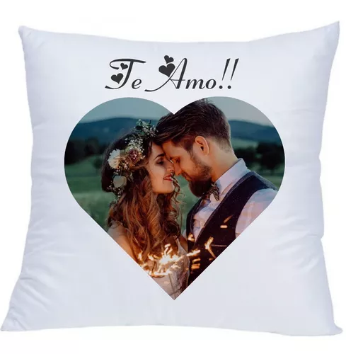 Almohada Personalizada Novios Aniversarios San Valentin