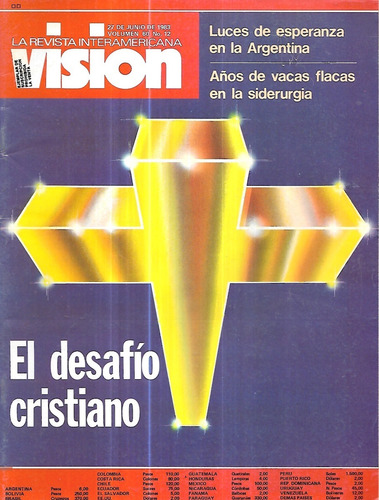 Revista Visión 27 Junio 1983 / V 60 - 12 / Desafío Cristiano