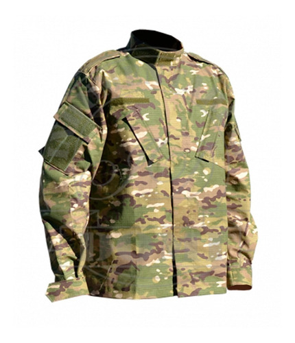 Chaqueta Hombre Domi Multicam Ris-stop Bolsillos Tactica