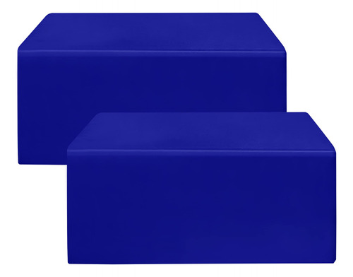 Holidayideas Mantel Ajustable Azul Real De 72 X 30 Pulgadas,