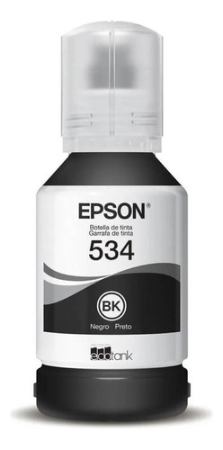 Refil De Tinta Original Epson T534120-al (534) Preto 