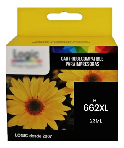 Cartucho - Tinta Hp 662 Xl 23ml Negro Alternativo Premium