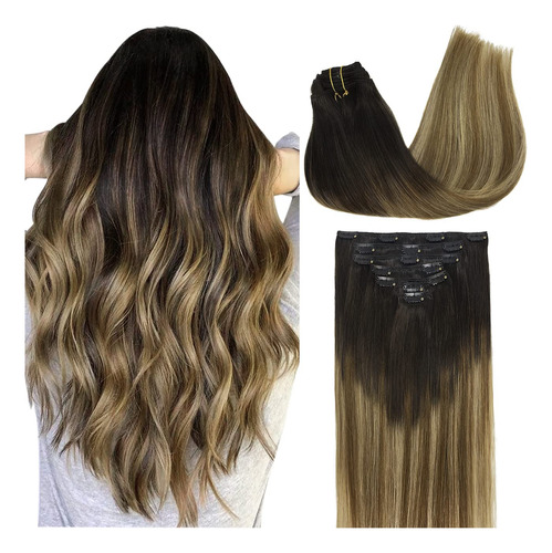 Doores - Extensiones De Cabello Con Clip Estilo Ombre (color