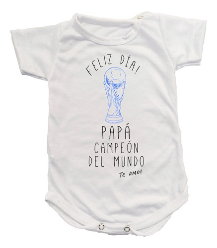 Body Bebe Frase Día Papá Padre El Mejor Campeon Del Mundo