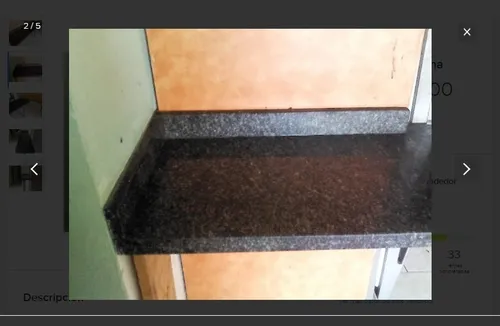 Mesa De Granito Negro (Usado)