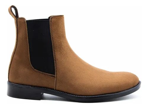 Bota chelsea sales camurça masculina