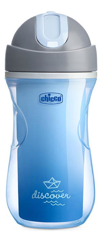 Chicco Sport Cup 14m+ Botella Deportiva Con Popote Azul