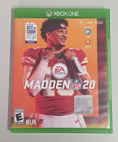 Madden Nfl 20 Standard Edition Xbox One  Físico