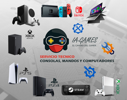 Servicio Técico Consolas Ps3, Ps4, Ps5, Nintendo, Xbox Y Pc