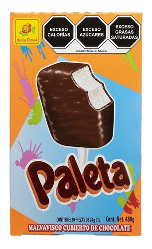 Malvavisco Paleta De La Rosa 20 Pz