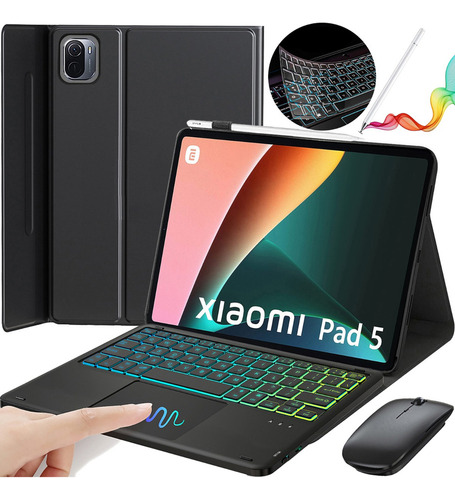 Funda Teclado Táctil Mouse Lapiz Para Xiaomi Pad 5/5pro 11''