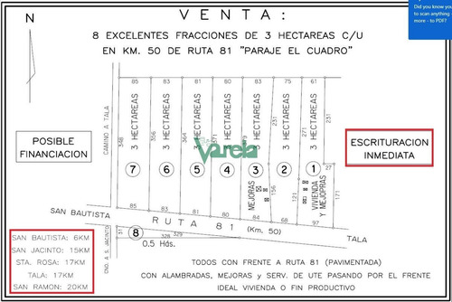 Imagen 1 de 3 de Chacras De 3 Has En San Bautista - Balnearios Parque Del Plata