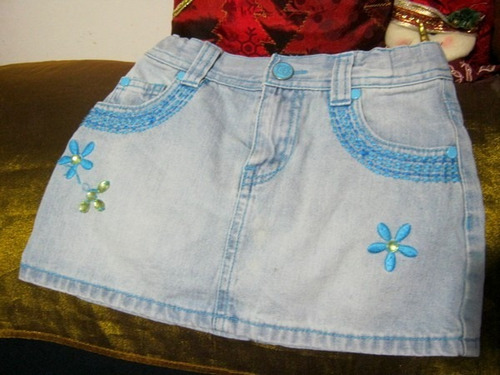 Falda Niña Epk Talla 5 Ropa Blue Jean