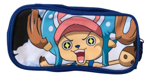 Estuche Lapices Escolar Azul Tony Chopper One Piece