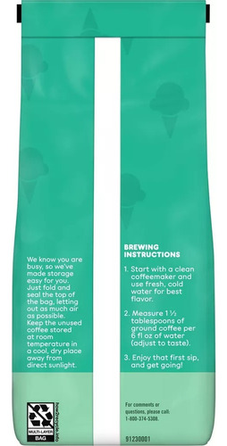 Café Molido Menta Y Chocolate Dunkin' Mint Chip 311g Import