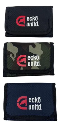 Billetera Ecko De Lona Para Hombre Verde Liso