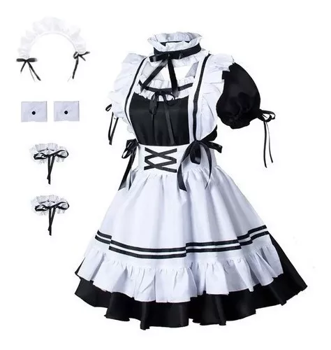 Compra online de Roupa de empregada masculina, roupa de cosplay