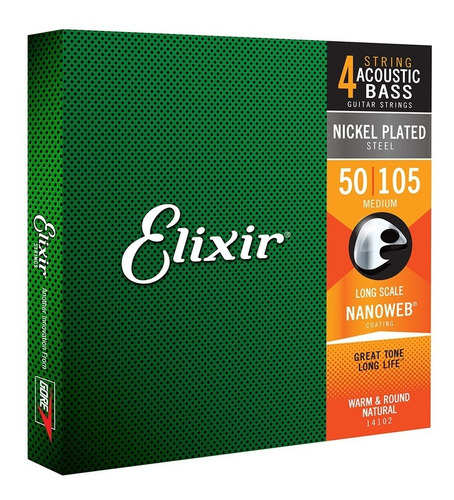 Encordoamento Elixir Para Baixo 4c 050 Heavy 14102