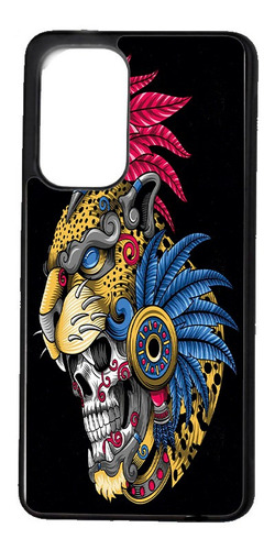 Funda Para Samsung A03 A03s A53 Calavera Guerrero Jaguar