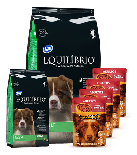 Equilibrio Adulto 18 Kg + 4 Paté + Envío Gratis A Todo Uy!