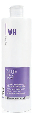 Shampoo White Hair Matizante Cabellos Rubios 500ml Kosswell