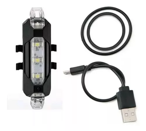 Luz Led Recargable para Bicicleta Bs-216 - Ja-Bots