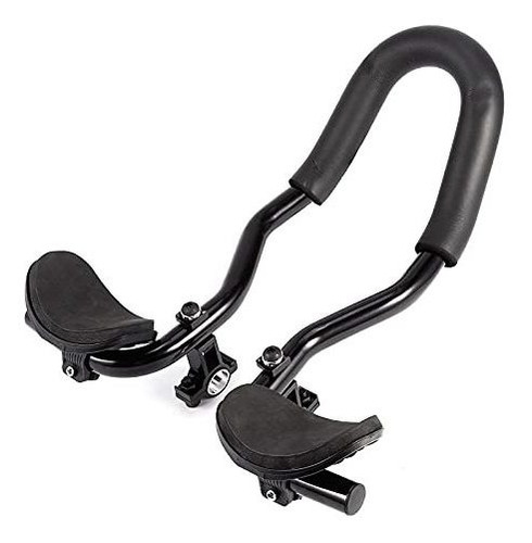 Black Aluminum Alloy Bicycle Rest Handlebar For Triathlon Tr