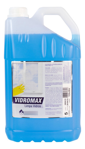 Vidromax - Limpador De Vidro 5l