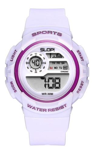 Reloj De Pulsera Slop Para Niña Sw2109l6 Morado