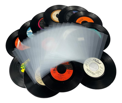 45 Rpm Vinyl Record Sleeves  Premium High Clarity 3mil P...