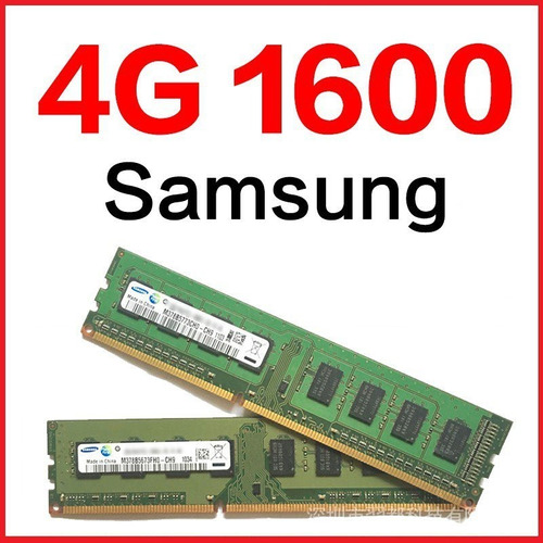 Ram Pc Dimm Ddr3l 4gb Samsung 12800-pc3l 1600mhz