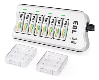 Ebl 2800mah Ni-mh Aa Baterías Recargables (paquete De 8)