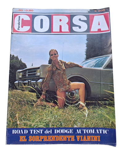Revista Parabrisas Corsa Nro. 205 Marzo 1970