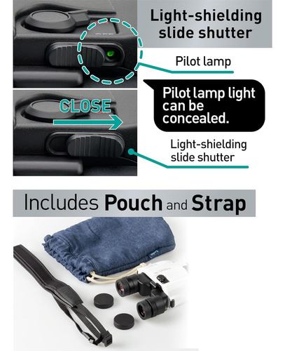 Binoculares Kenko Vc Smart Compact 8x21 Estabilización